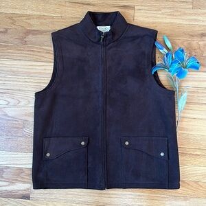 Talbots Faux Suede Vest - M